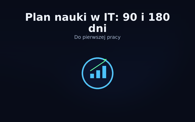 Plan nauki i ścieżka rozwoju w IT